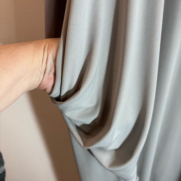 G!OZÉ Sz 1 Jersey Knit Sleeveless Slinky Lagenlook Parachute Style Maxi Dress - Picture 7 of 11